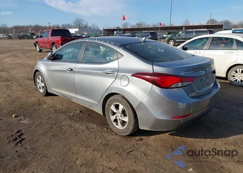 2014 Hyundai Elantra Se from USA, damaged, VIN KMHDH4AE4EU087778